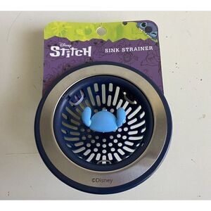 Disney Lilo And Stitch KITCHEN SINK STRAINER Standard Size Drain Blue  NEW